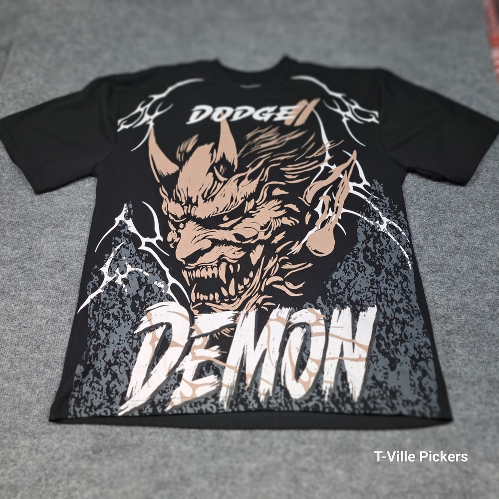 Reason x Dodge Demon‎ SRT Limited Edition T-Shirt Black Mens Medium DGS6TM-210